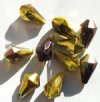 10 20x12mm Yellow Amethyst Faceted Drop Beads